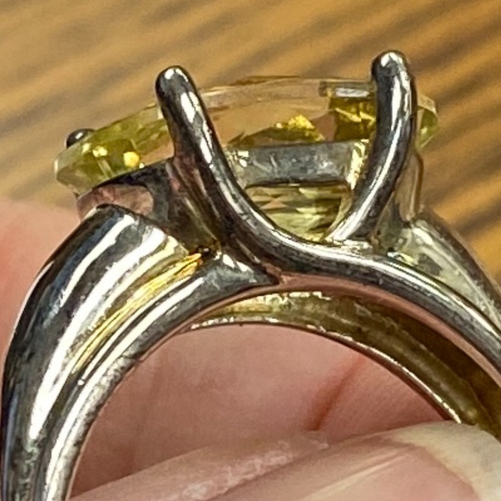 Lemon quartz ring - Picture 4 of 7